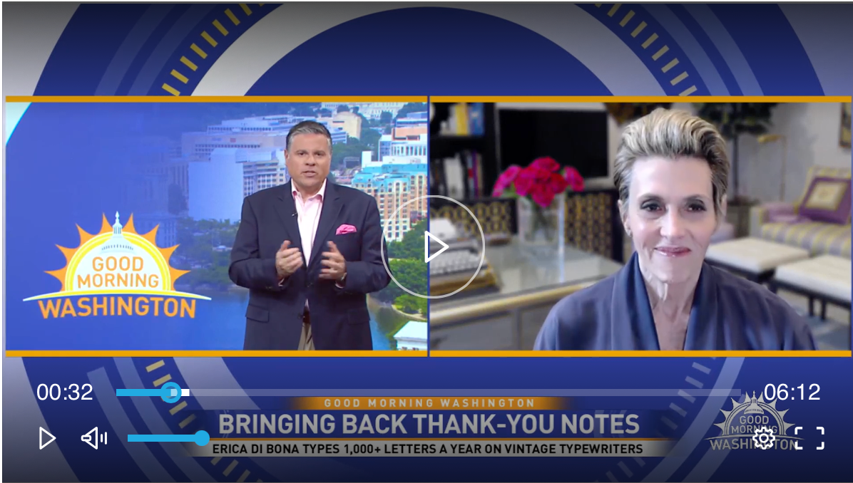 Erica on Good Morning Washington WJLA-TV ABC 7