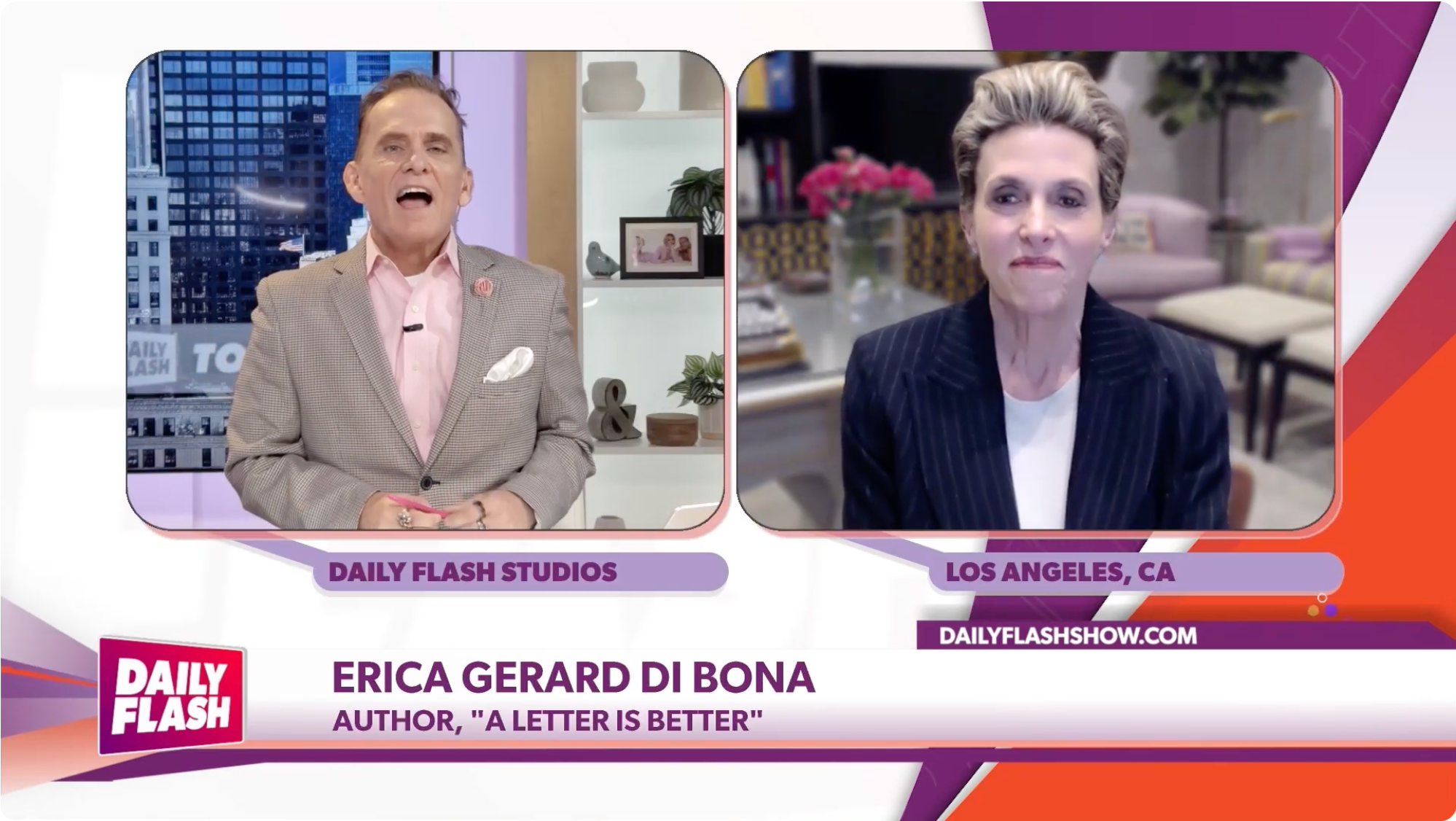 Erica Di Bona on The Daily Flash