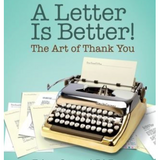 A Letter Is Better! The Art of Thank You Hardcover